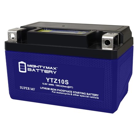 YTZ10S Lithium Replacement Battery compatible with BMW G650X HP4 S1000R S1000XR -  MIGHTY MAX BATTERY, MAX4004983